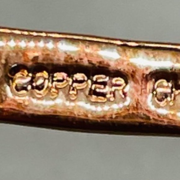 575. EUC RLM Studio Robert Lee Morris Copper Bangle Bracelet - Picture 5 of 7